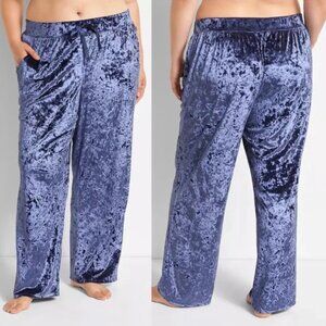 Cacique Crushed Velvet Sleep Pant 22/24